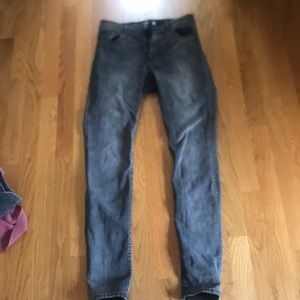 H&M gray wash denim jeans